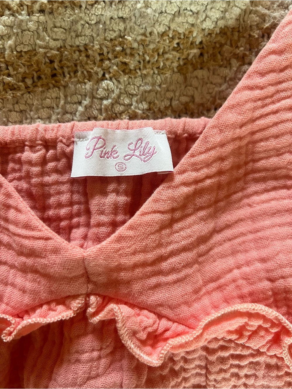 Pink Lily Tie Strap Mini Dress - Picture 6 of 6